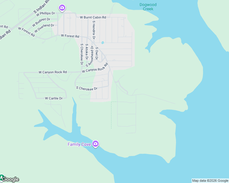 map of restaurants, bars, coffee shops, grocery stores, and more near 36368 South Timber Road in Park Hill