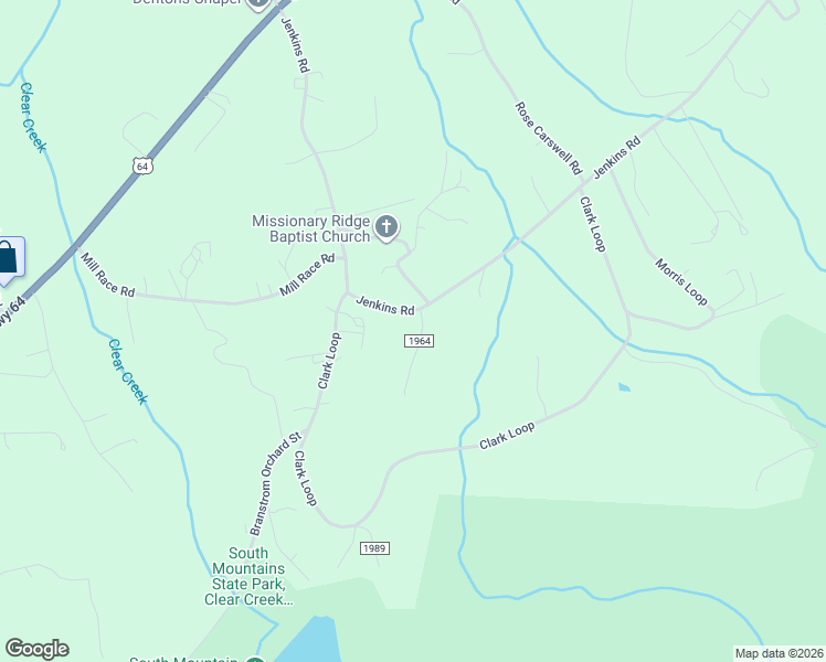 map of restaurants, bars, coffee shops, grocery stores, and more near 5700 Hardy Duckworth Road in Morganton