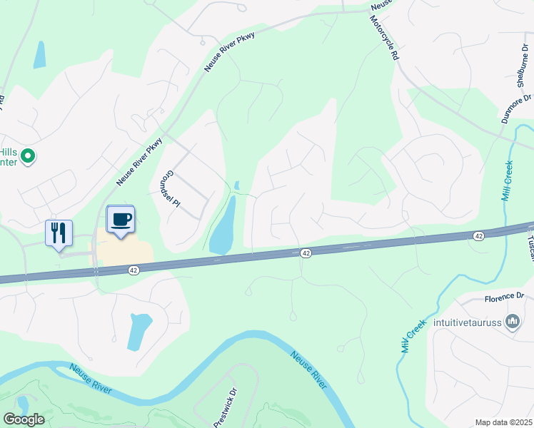 map of restaurants, bars, coffee shops, grocery stores, and more near 37 Valleyfield Drive in Clayton