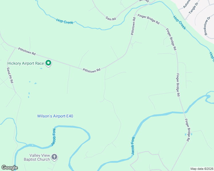 map of restaurants, bars, coffee shops, grocery stores, and more near 1300 Blue Star Road in Hickory