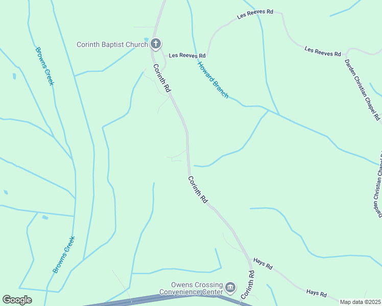 map of restaurants, bars, coffee shops, grocery stores, and more near 810 Corinth Road in Darden
