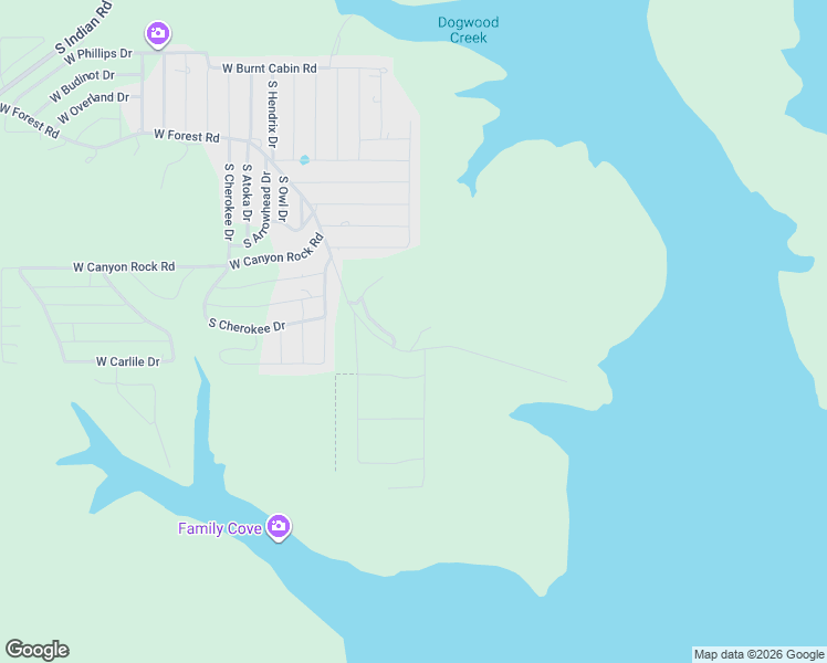 map of restaurants, bars, coffee shops, grocery stores, and more near 36327 South Red Oak Road in Park Hill