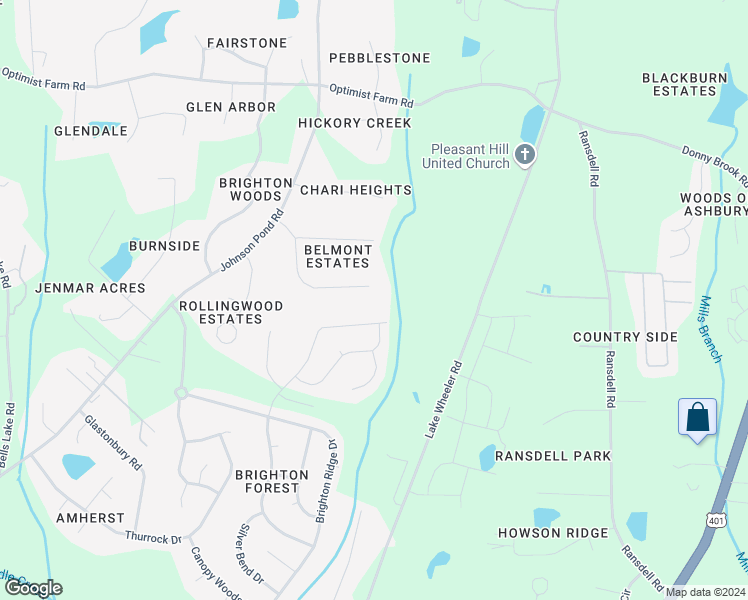 map of restaurants, bars, coffee shops, grocery stores, and more near 2760 Brantley Drive in Apex