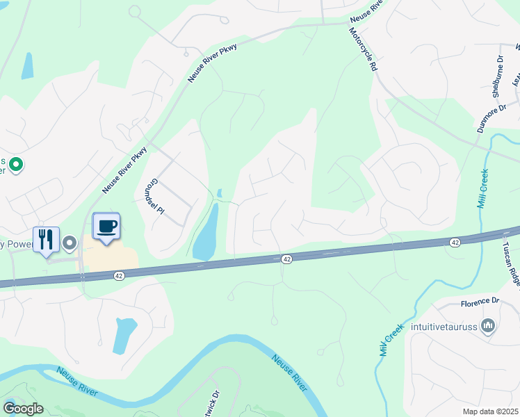 map of restaurants, bars, coffee shops, grocery stores, and more near 83 Valleyfield Drive in Clayton