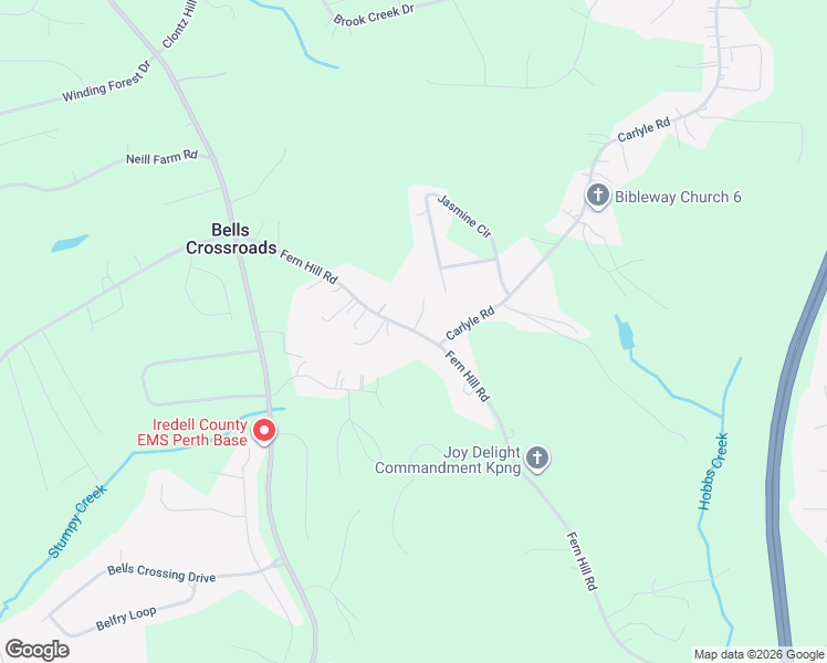 map of restaurants, bars, coffee shops, grocery stores, and more near 402 Fern Hill Road in Troutman