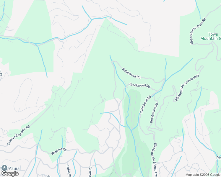 map of restaurants, bars, coffee shops, grocery stores, and more near 58 Robinhood Road in Asheville