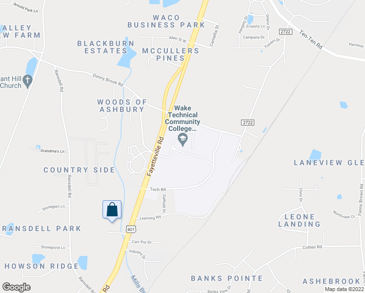 map of restaurants, bars, coffee shops, grocery stores, and more near 9101 Fayetteville Road in Raleigh