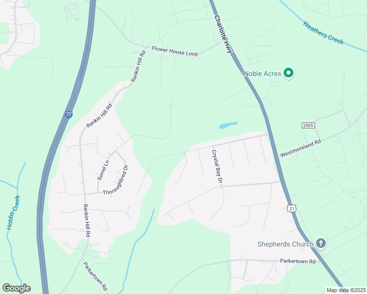 map of restaurants, bars, coffee shops, grocery stores, and more near 230 Sorrel Lane in Troutman
