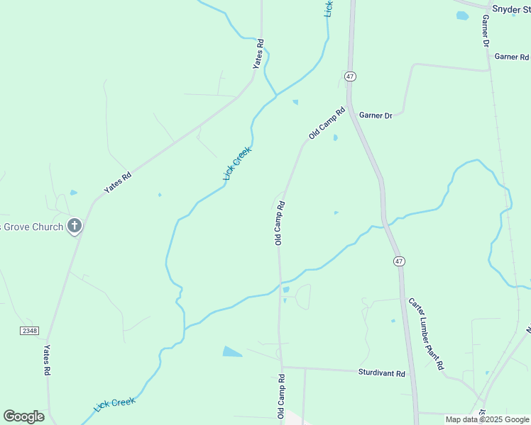 map of restaurants, bars, coffee shops, grocery stores, and more near 1213 Old Camp Road in Denton