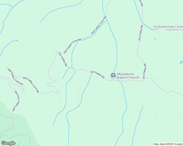 map of restaurants, bars, coffee shops, grocery stores, and more near 1072 Dry Valley Road in Townsend