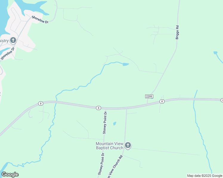 map of restaurants, bars, coffee shops, grocery stores, and more near 14101 North Carolina 8 in Lexington