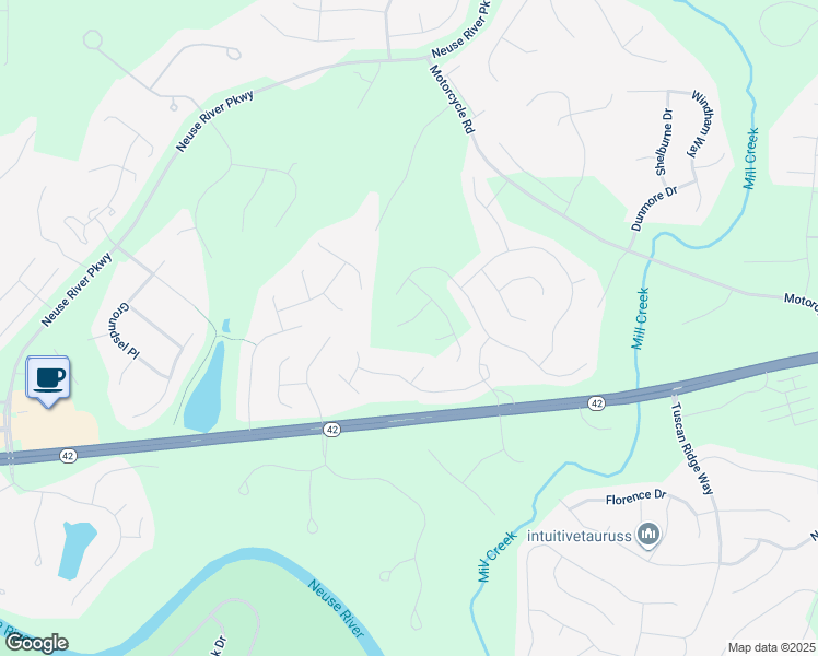 map of restaurants, bars, coffee shops, grocery stores, and more near 71 Capanne Court in Clayton