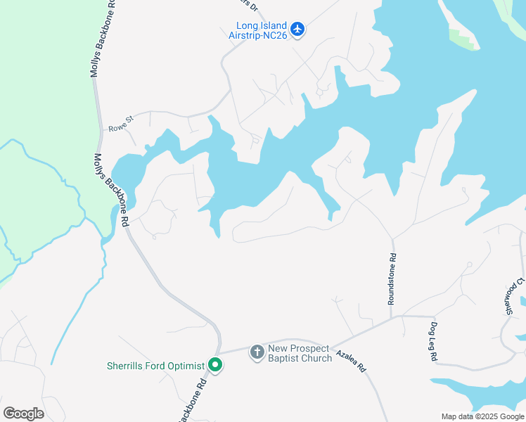 map of restaurants, bars, coffee shops, grocery stores, and more near 8193 Ridgewood Road in Sherrills Ford