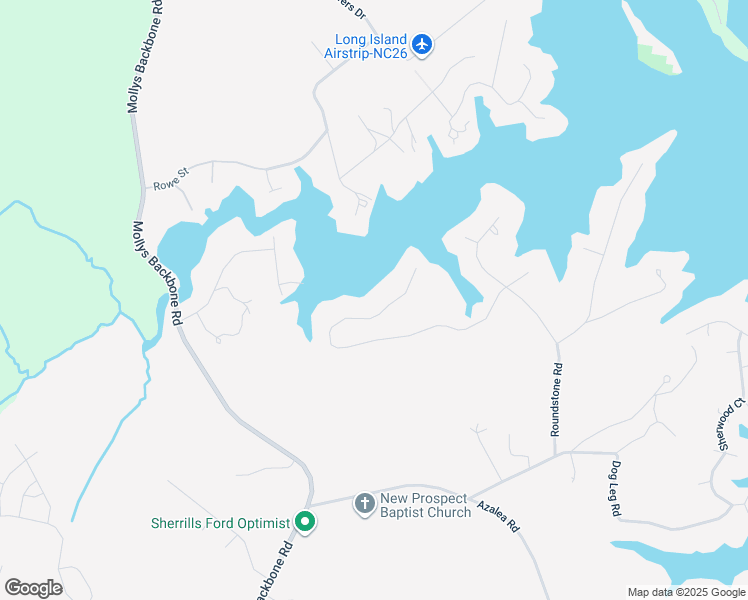map of restaurants, bars, coffee shops, grocery stores, and more near 8193 Ridgewood Road in Sherrills Ford