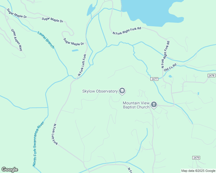 map of restaurants, bars, coffee shops, grocery stores, and more near 94 Penland Cove Road in Black Mountain