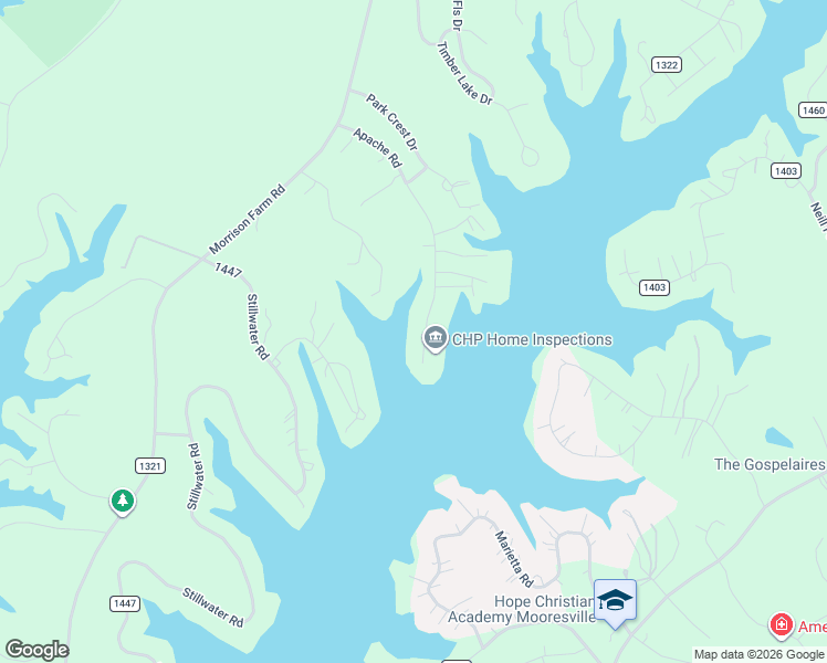 map of restaurants, bars, coffee shops, grocery stores, and more near 246 Apache Road in Troutman
