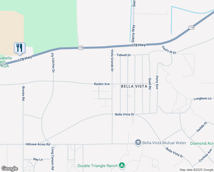 map of restaurants, bars, coffee shops, grocery stores, and more near 10924 Rankin Avenue in Weldon