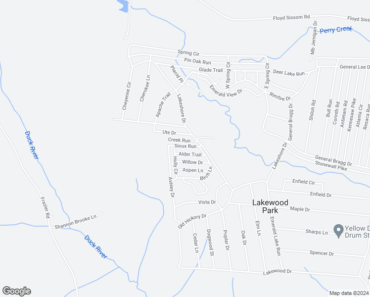 map of restaurants, bars, coffee shops, grocery stores, and more near 79 Sioux Run in Beechgrove