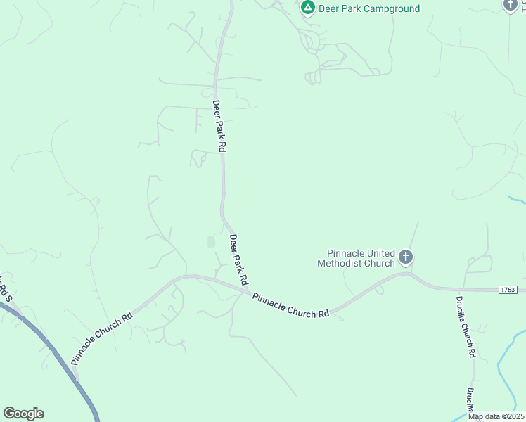 map of restaurants, bars, coffee shops, grocery stores, and more near 306 Deer Park Road in Nebo