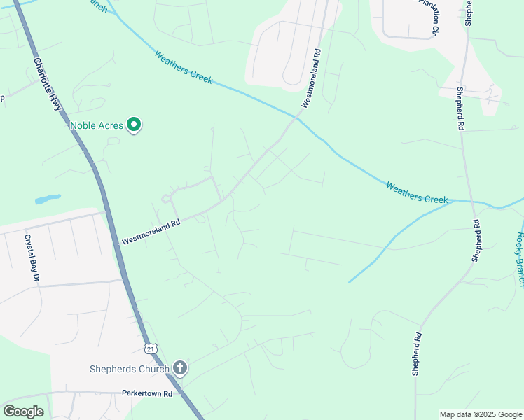 map of restaurants, bars, coffee shops, grocery stores, and more near 115 Curtis Drive in Mooresville