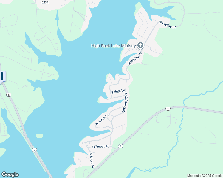 map of restaurants, bars, coffee shops, grocery stores, and more near 162 Shoreline Drive in Lexington