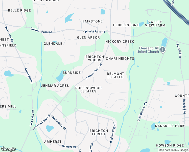 map of restaurants, bars, coffee shops, grocery stores, and more near 4509 Johnson Pond Road in Apex