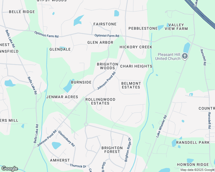 map of restaurants, bars, coffee shops, grocery stores, and more near 4509 Johnson Pond Road in Apex