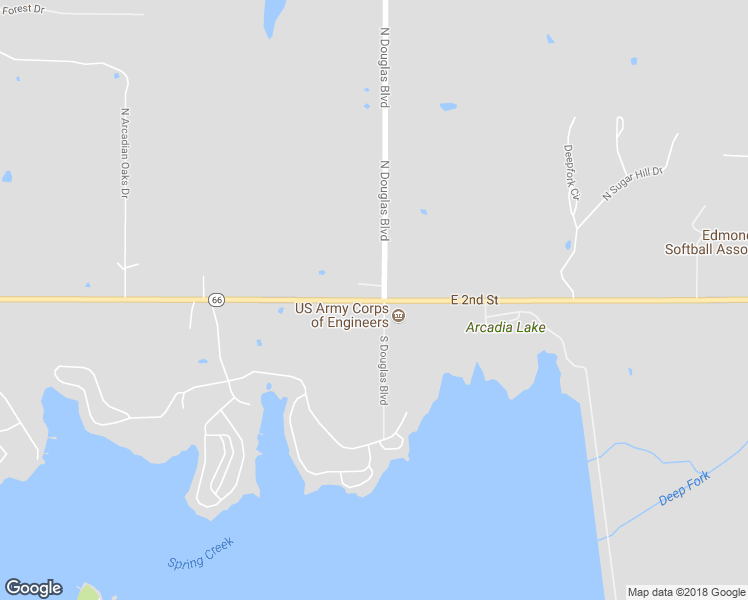 map of restaurants, bars, coffee shops, grocery stores, and more near 8475 East 2nd Street in Edmond