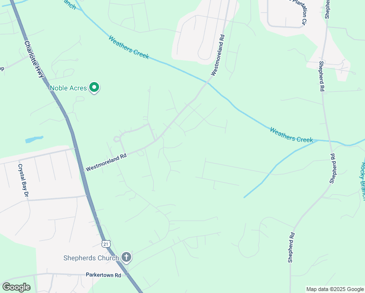 map of restaurants, bars, coffee shops, grocery stores, and more near 115 Curtis Drive in Mooresville