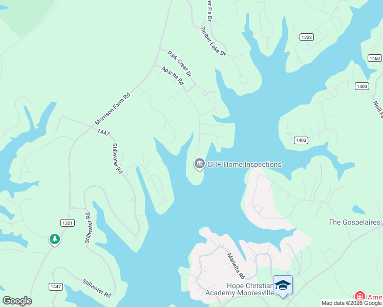 map of restaurants, bars, coffee shops, grocery stores, and more near 246 Apache Road in Troutman