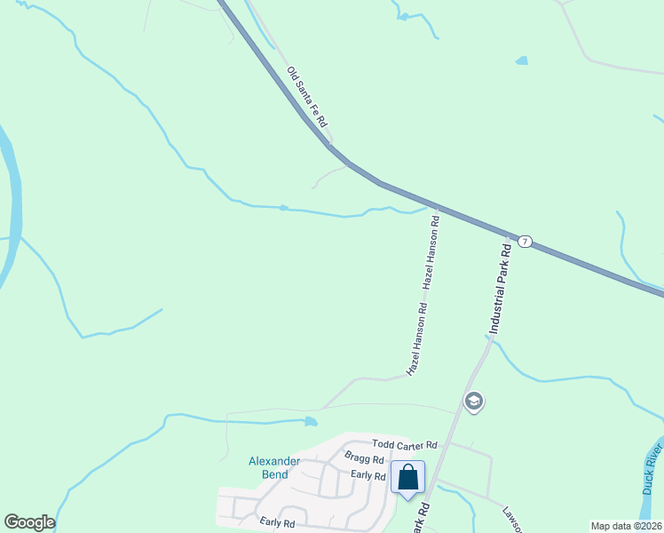 map of restaurants, bars, coffee shops, grocery stores, and more near 1221 Santa Fe Pike in Columbia