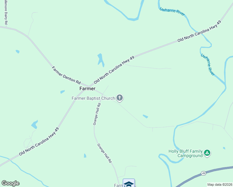 map of restaurants, bars, coffee shops, grocery stores, and more near 4598 Dunbar Bridge Road in Asheboro