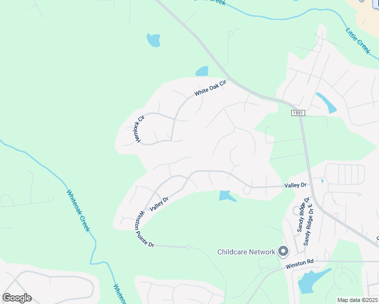 map of restaurants, bars, coffee shops, grocery stores, and more near 107 East Trafalgar Court in Clayton