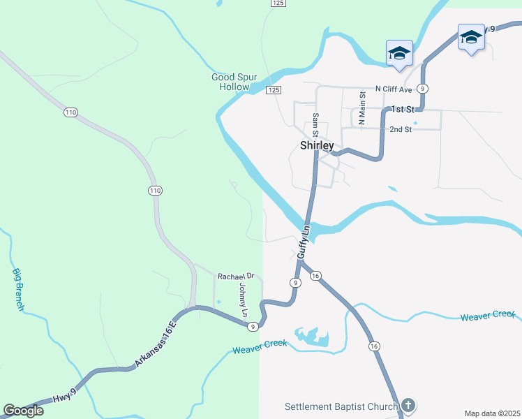map of restaurants, bars, coffee shops, grocery stores, and more near 262 John Henry Road in Shirley