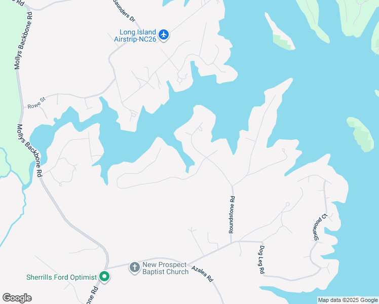 map of restaurants, bars, coffee shops, grocery stores, and more near 1439 Langdon Road in Lake Norman of Catawba