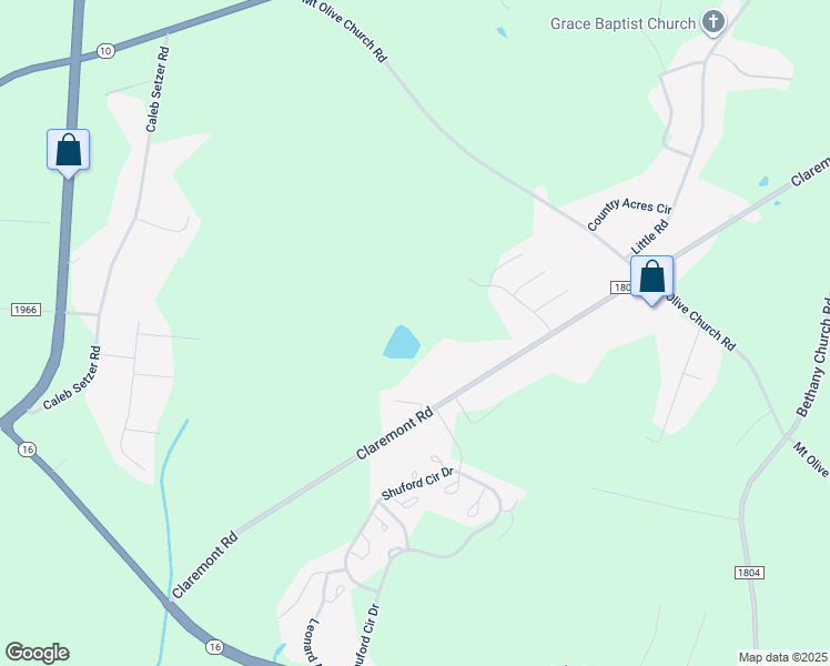 map of restaurants, bars, coffee shops, grocery stores, and more near 2270 Claremont Road in Newton