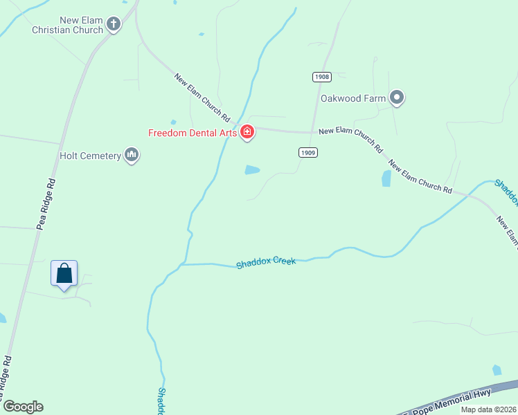 map of restaurants, bars, coffee shops, grocery stores, and more near 334 Lasters Road in New Hill