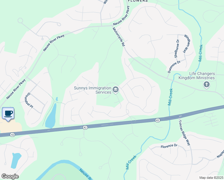 map of restaurants, bars, coffee shops, grocery stores, and more near 263 Albereto Drive in Clayton
