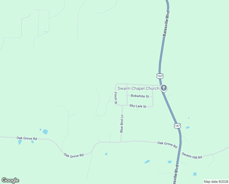 map of restaurants, bars, coffee shops, grocery stores, and more near 10 Silver Springs Road in Batesville