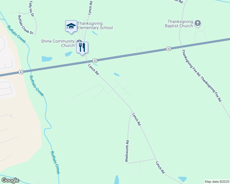 map of restaurants, bars, coffee shops, grocery stores, and more near 955 Lynch Road in Selma
