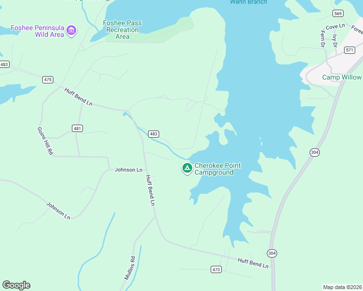 map of restaurants, bars, coffee shops, grocery stores, and more near Fooshee Road in Meigs