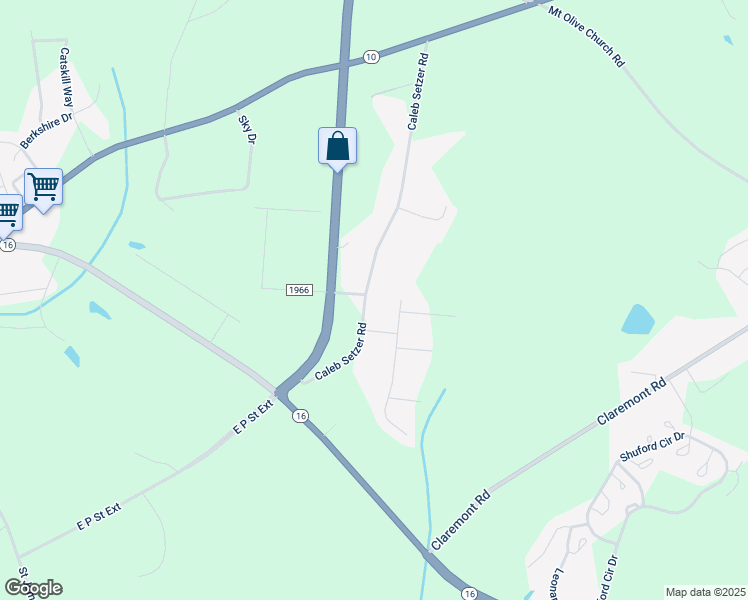 map of restaurants, bars, coffee shops, grocery stores, and more near 1328 Caleb Setzer Road in Newton