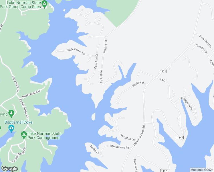 map of restaurants, bars, coffee shops, grocery stores, and more near 366 Wildlife Road in Troutman
