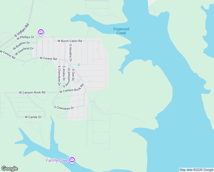 map of restaurants, bars, coffee shops, grocery stores, and more near 36040 South Sky View Drive in Park Hill