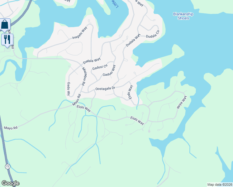 map of restaurants, bars, coffee shops, grocery stores, and more near 353 Dudala Way in Loudon