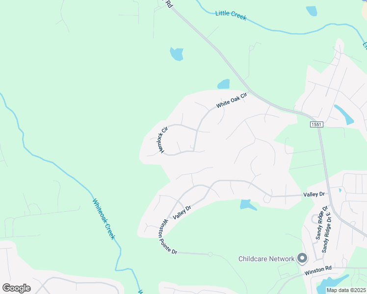 map of restaurants, bars, coffee shops, grocery stores, and more near 2004 Hemlock Circle in Clayton