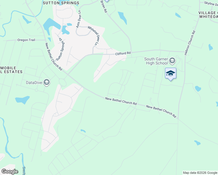 map of restaurants, bars, coffee shops, grocery stores, and more near in Garner