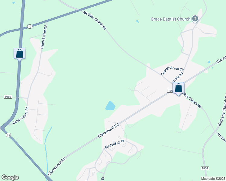 map of restaurants, bars, coffee shops, grocery stores, and more near 2270 Claremont Road in Newton