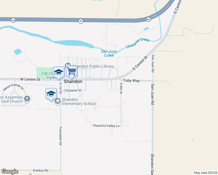 map of restaurants, bars, coffee shops, grocery stores, and more near 175 South 7th Street in Shandon