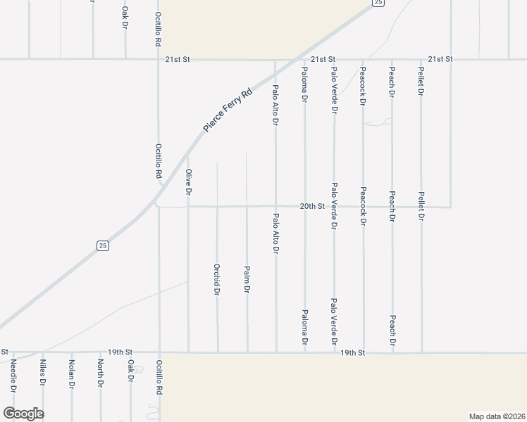 map of restaurants, bars, coffee shops, grocery stores, and more near 5264 20th Street in Dolan Springs
